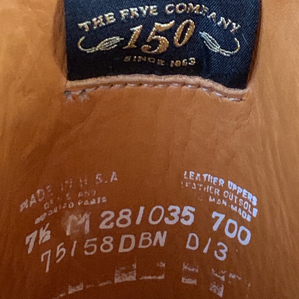 Women’s Frye 150 Anniversary Americana Harness Boots size 7.5 - Picture 6 of 13